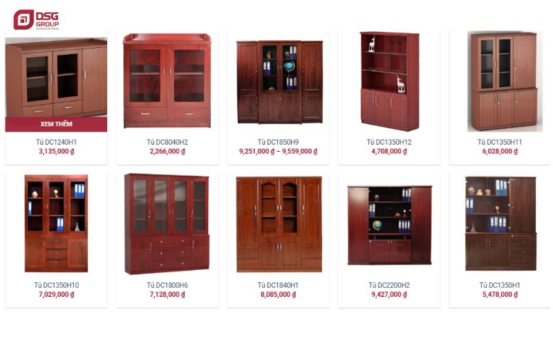 Bên cạnh là cửa hàng thì DSGGROUP cũng là thương hiệu nội thất uy tín hiện nay