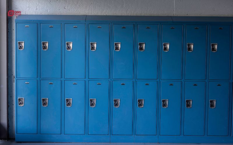 Mẫu tủ 50 khoang tiện lợi thích hợp với văn phòng hoặc nơi công cộng