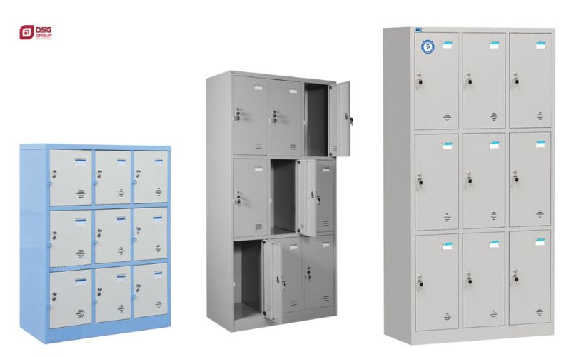 Kích thước phổ biến của tủ tài liệu sắt 9 ngăn