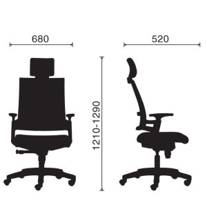 Ghế công thái học M1085-02-6