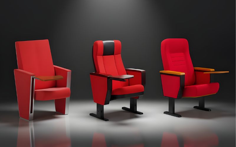 Ghế hội trường liền bàn tiện lợi cho ghi chép & đào tạo