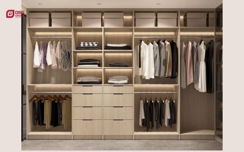 Bí quyết chọn tủ quần áo có kích thước chuẩn 
