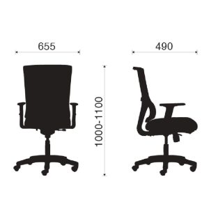 Ghế công thái học M1081 - 04-5