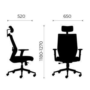 Ghế công thái học M1083 - 02-6