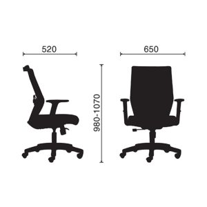 Ghế công thái học M1083 - 03-5