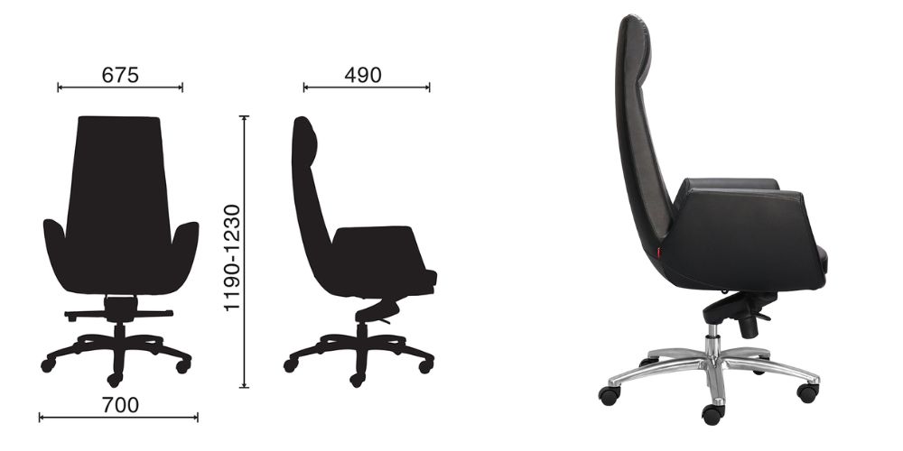 Ghế M1079 - Thiết kế tinh tế thể hiện đẳng cấp của lãnh đạo