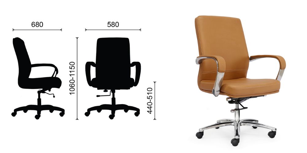 Chất liệu cao cấp & kích thước phù hợp với không gian văn phòng