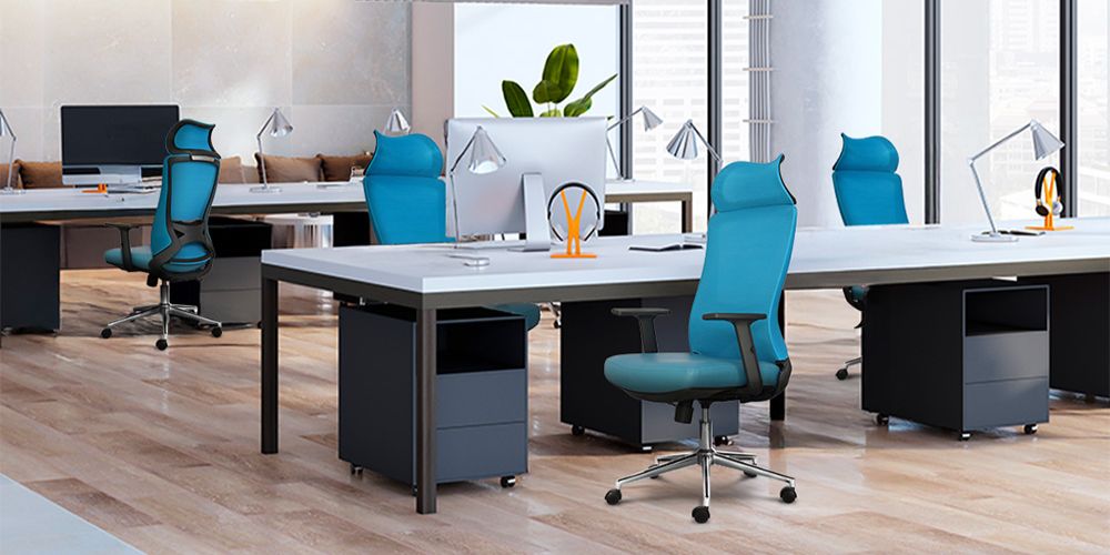 Ứng dụng của ghế M1107-01 trong không gian làm việc phòng