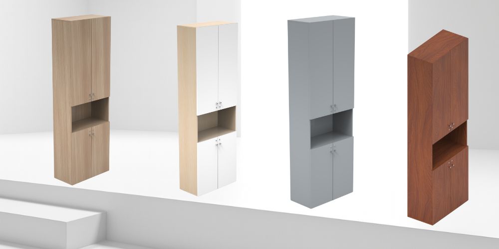 HC-2418-04 được thiết kế tối ưu làm tăng sức chứa, giúp không gian làm việc gọn gàng