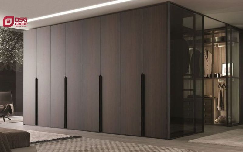 Tủ quần áo cánh trượt dành cho nhiều hộ gia đình