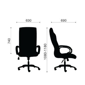 Chi tiết về kích thước của ghế lãnh đạo M1071 - 01