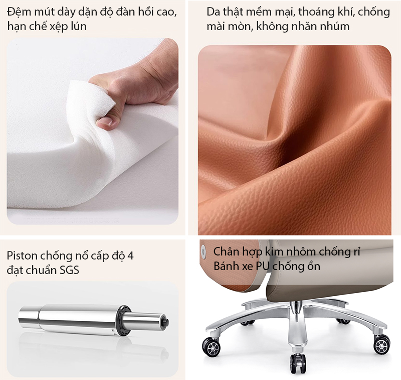 Sử dụng công nghệ thông minh tiện ích tron từng chi tiết của ghế HLY-7186