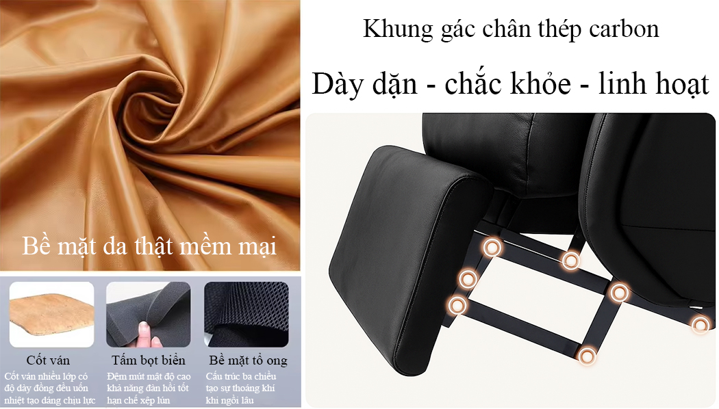 Ghế HLY-7182 được làm từ chất liệu cao cấp, mềm mại cho người dùng