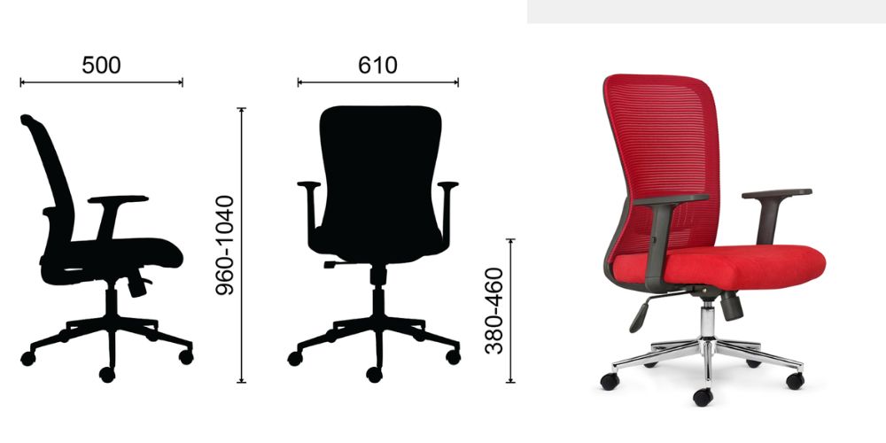 Tính năng điều chỉnh vượt trội của ghế M1101 D - 01