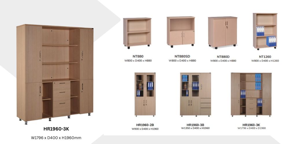 Một số mẫu tủ tài liệu Laminate dùng cho văn phòng