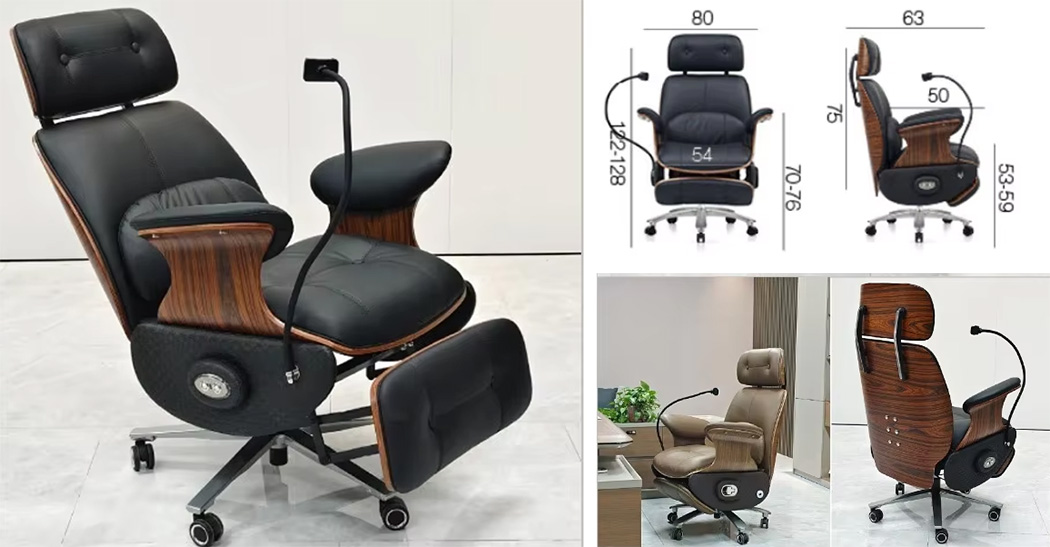 Chi tiết về kích thước cụ thể của ghế lãnh đạo A515