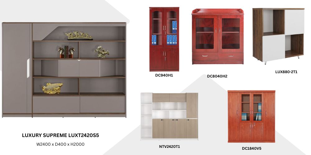 Kiểu dáng hiện đại thẩm mỹ của các mẫu tủ hồ sơ hiện nay