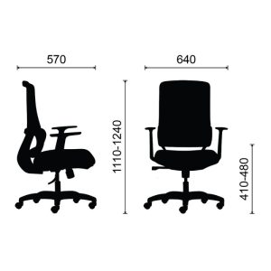 Ghế công thái học M1111-03-5