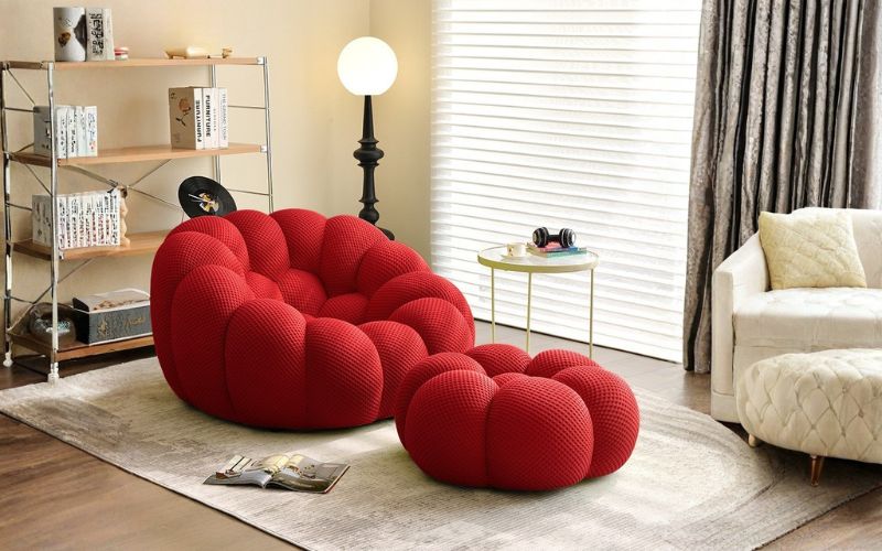 Ghế lười có đôn gác chân