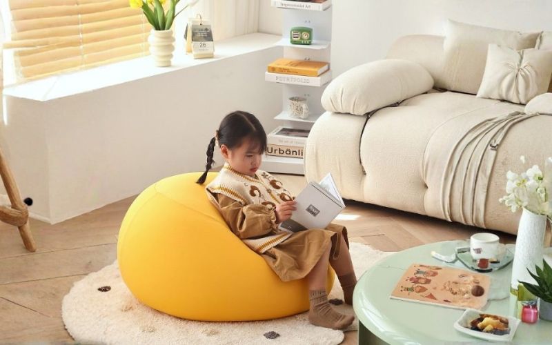 Ghế lười đọc sách dạng tròn