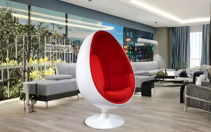 Ghế lười đọc sách dạng tròn