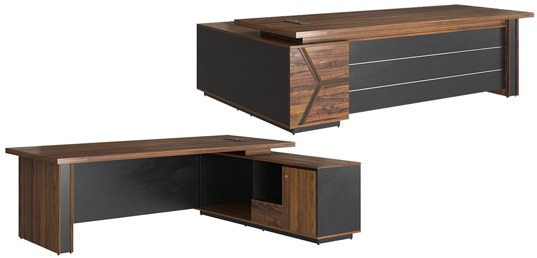 Thiết kế sang trọng thẩm mỹ của bàn giám đốc LUXB2016V9 / LUXB2418V9