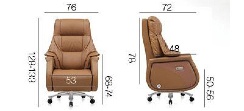 Kích thước thoải mái, tính công thái học của ghế A506