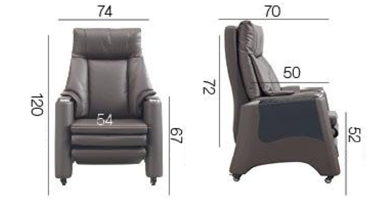 Kiểu dáng bề thế thể hiện đẳng cấp của  ghế A513D trong không gian lãnh đạo