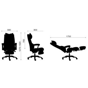 Kích thước chi tiết của ghế M1058