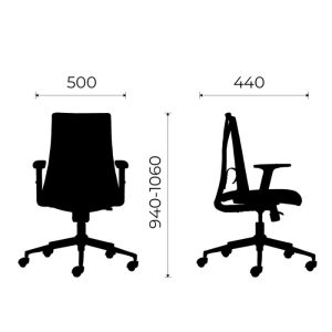 Kích thước của ghế M1087 T - 01