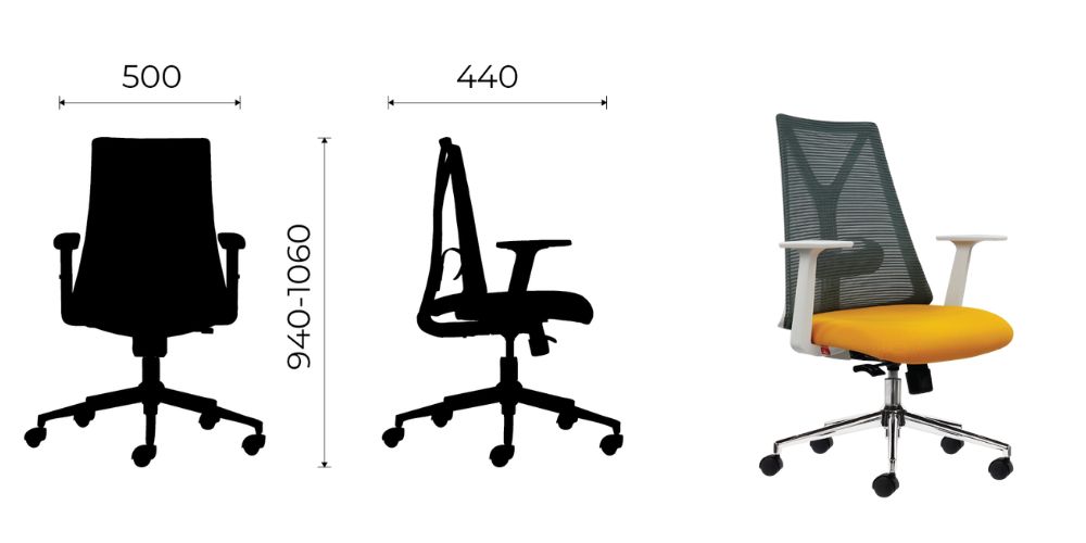 Lưng lưới thiết kế công thái học tối ưu hỗ trợ người dùng 