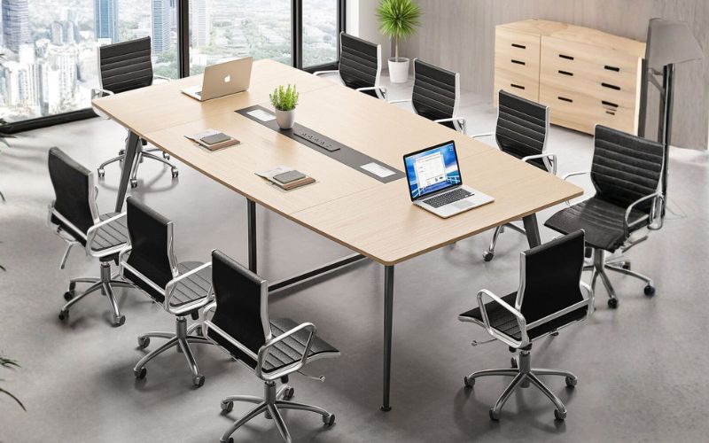Bàn họp 6 – 8 người có ổ điện