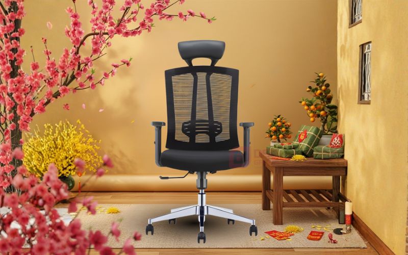 Ghế công thái học lưng lưới cao cấp