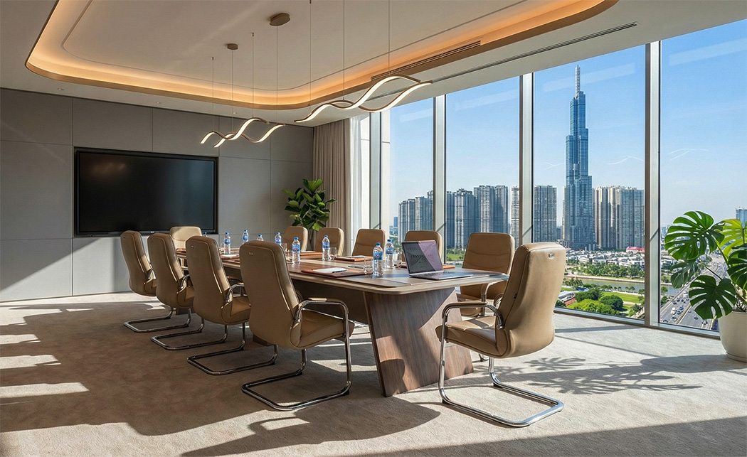 Sự sang trọng của bàn họp LUXH3614S3