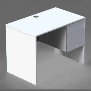 Bàn làm việc đơn Woodi có hộc BDWH-1407-4