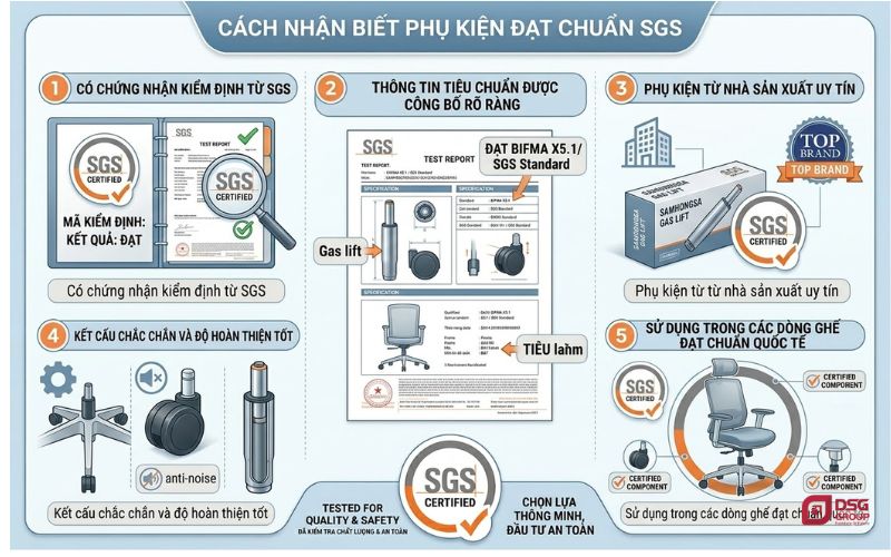 Các cách nhận biết phụ kiện đạt chuẩn SGS bạn cần biết 