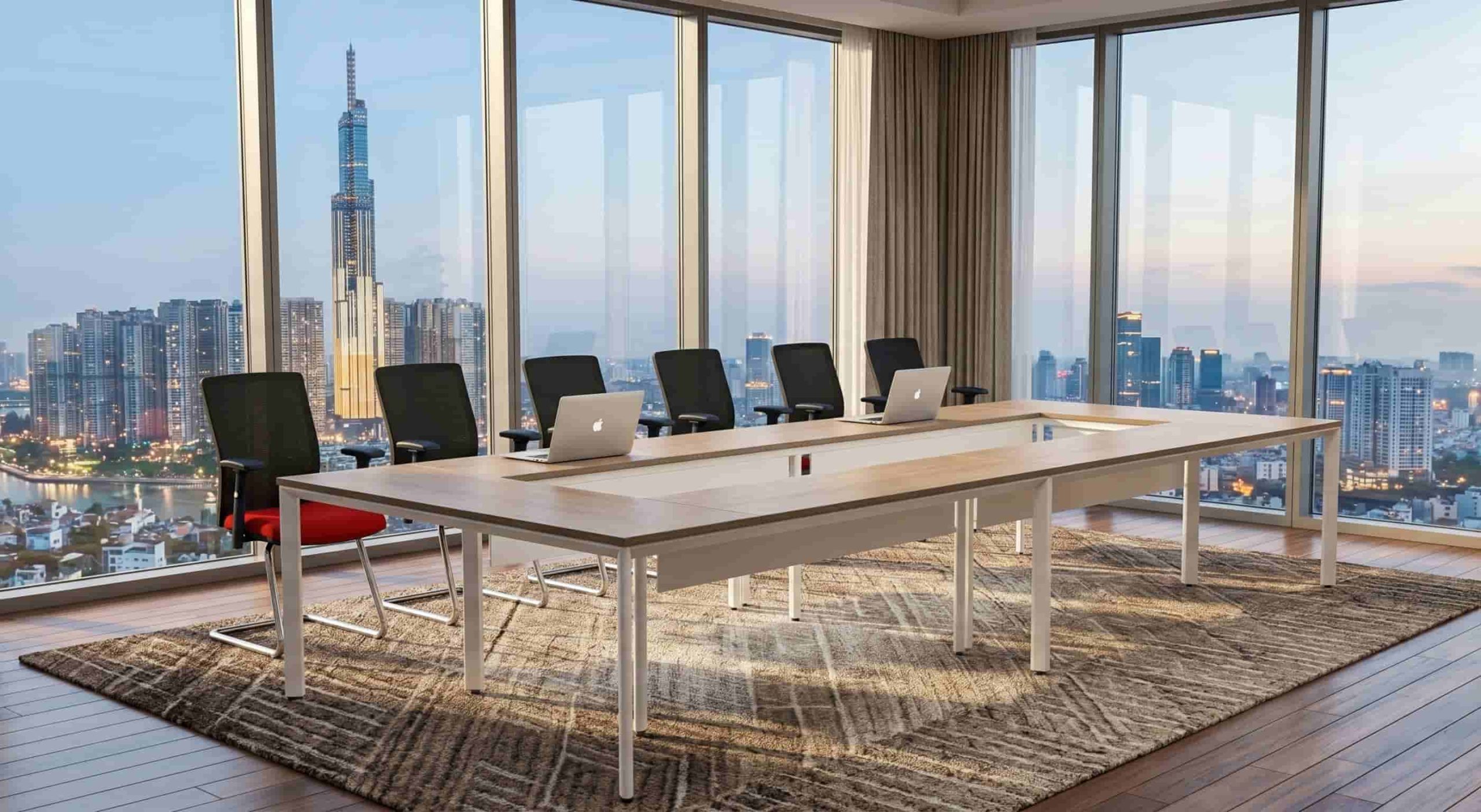 Thiết kế bàn họp luxury
