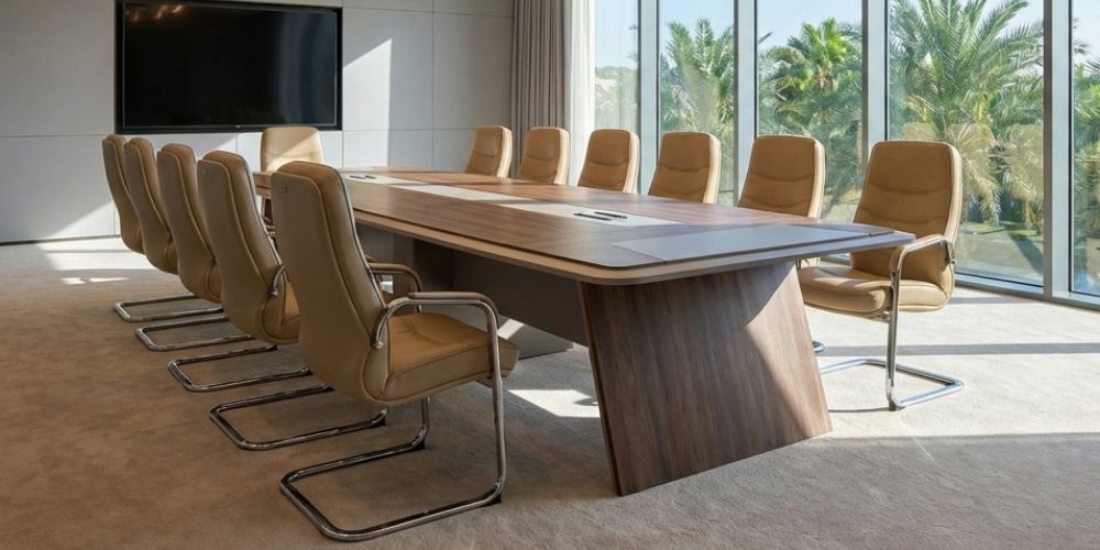 Ghế chân quỳ phù hợp với nhiều không gian phòng họp