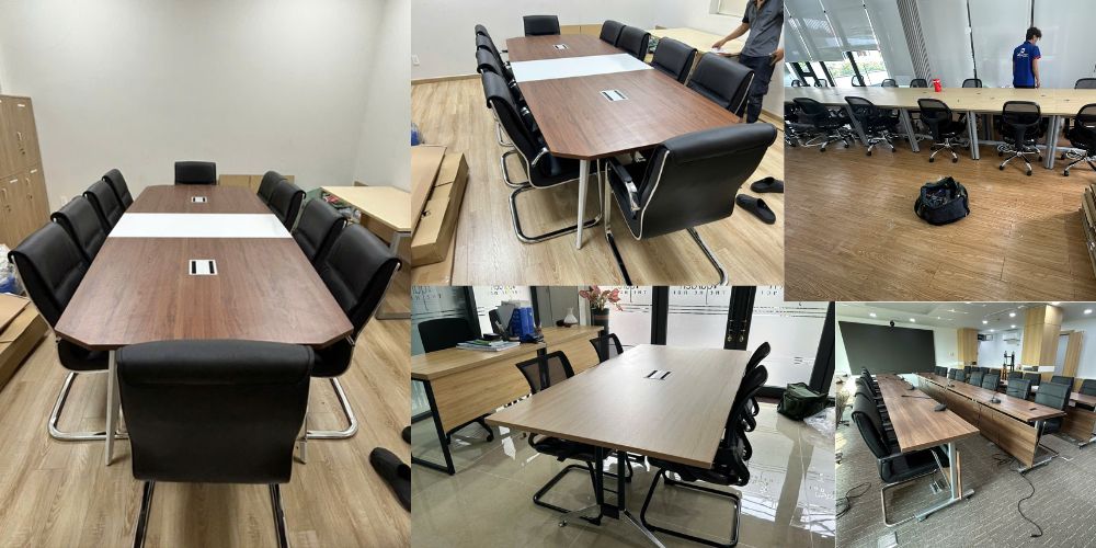 Hình ảnh lắp ráp phòng hợp của các doanh nghiệp