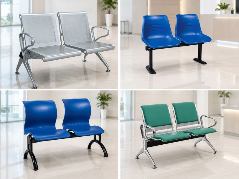 Ghế băng chờ 2 chỗ cho không gian nhỏ gọn tiện lợi