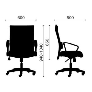 Chi tiết về kích thước của ghế M1014 - 03