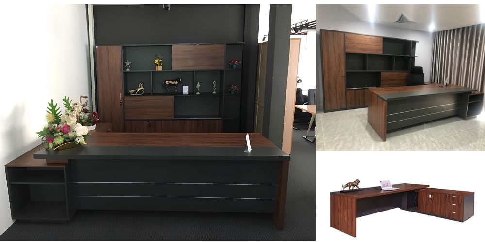 Bàn BOSS68 được thiết kế bề thế tăng sự sang trọng