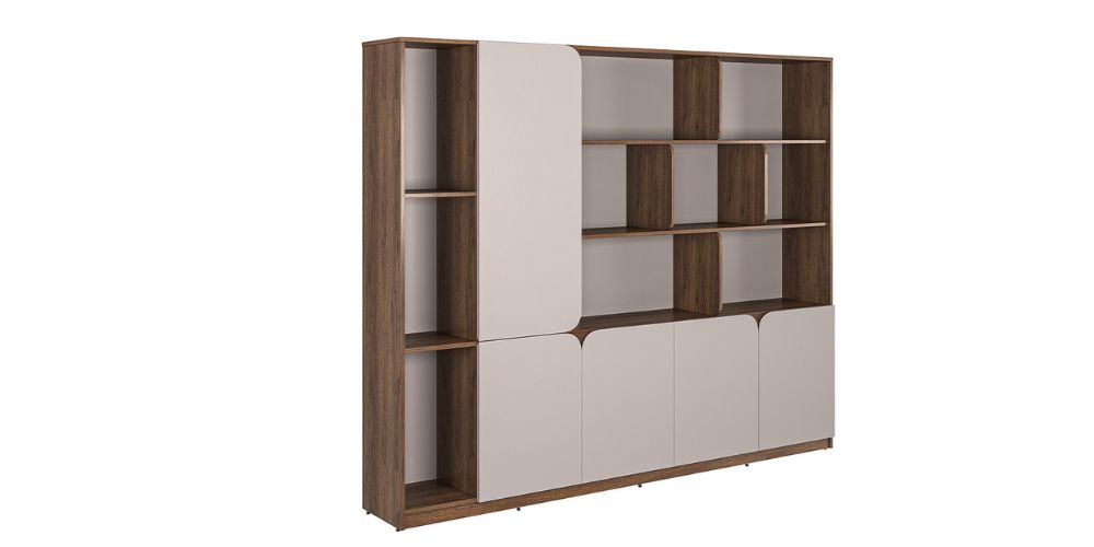 Tủ LUXT2420S10 sở hữu hệ thống lưu trữ khoa học tiện ích dành cho lãnh đạo