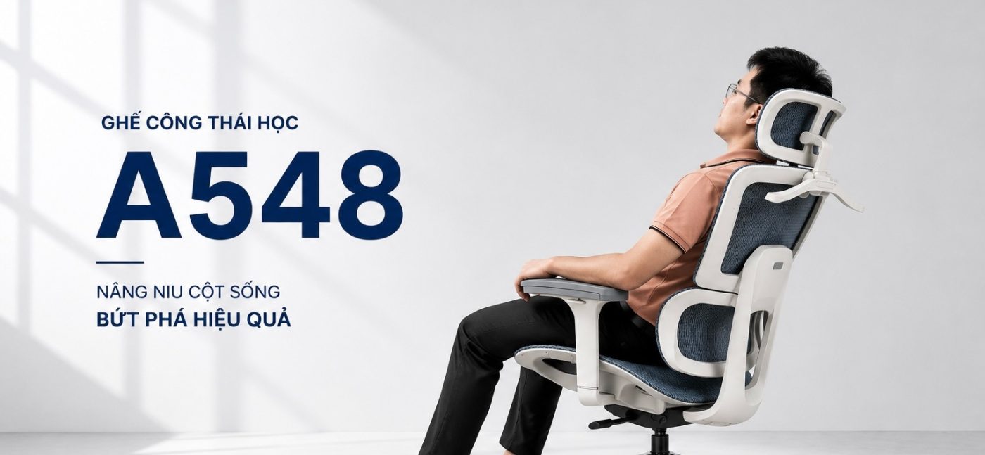 Ghế công thái học a548 nâng cao hiệu quả