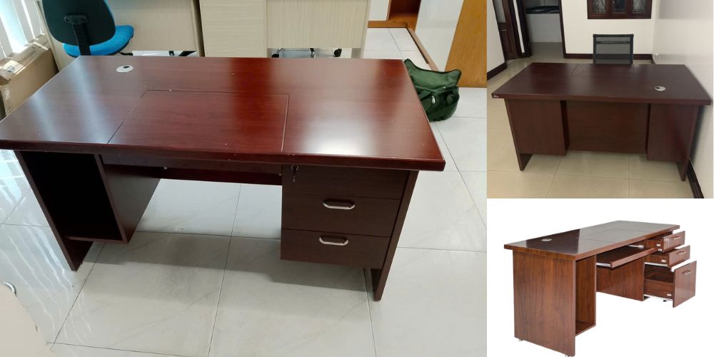 Hình ảnh thực tế khi lắp bàn làm việc cá nhân tại nhà