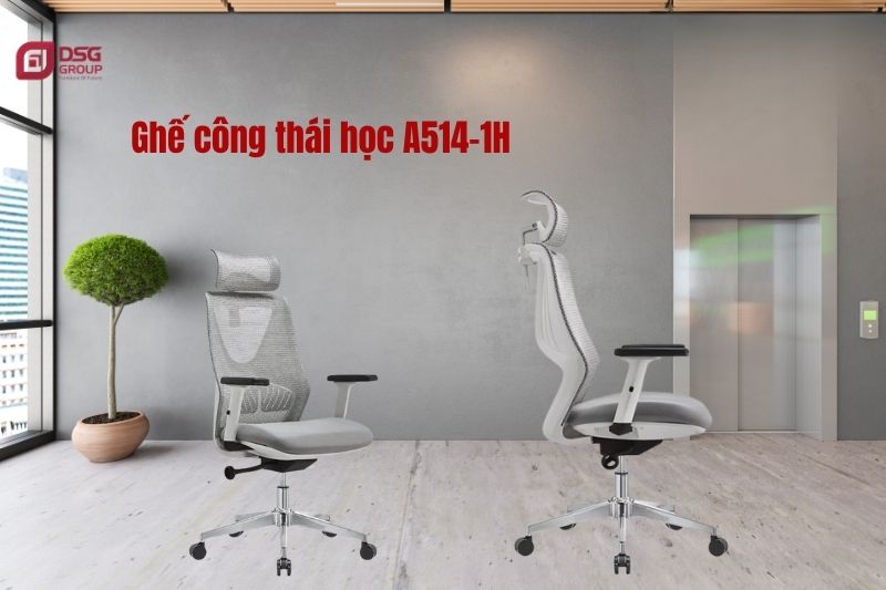 Ghế A514-1H với thiết kế linh hoạt giúp trẻ dễ dàng thay đổi tư thế