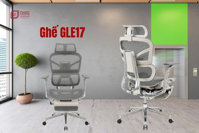 Ghế GLE17 mang đến trải nghiệm ngồi êm ái, bền bỉ và thoải mái suốt cả ngày dài