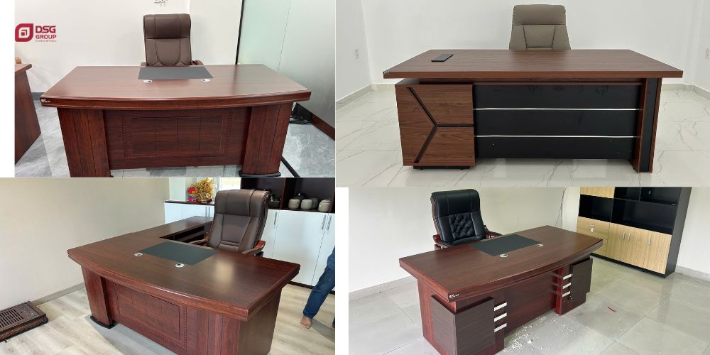 Sự đồng bộ bàn ghế lãnh đạo mang đến đẳng cấp cho phòng lãnh đạo
