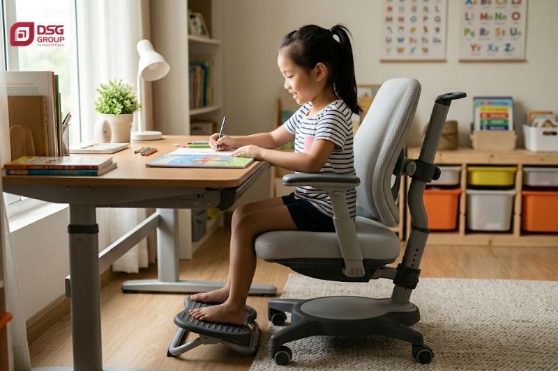 Những tiêu chí chọn ghế công thái học dành cho trẻ