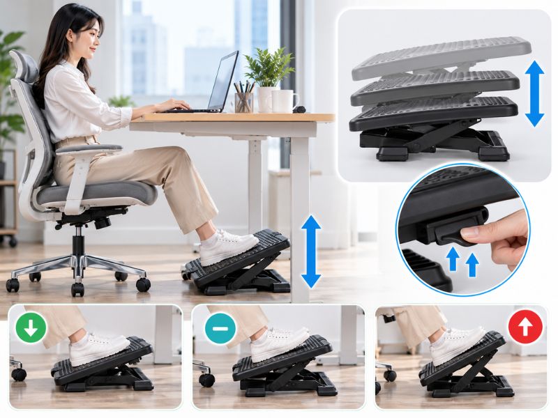 Kê chân điều chỉnh độ cao linh hoạt